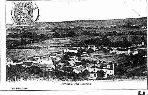 Ville de GIVERNY Carte postale ancienne