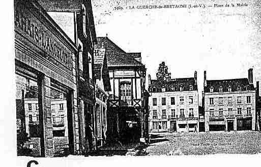 Ville de GUERCHEDEBRETAGNE(LA) Carte postale ancienne