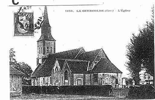 Ville de GUEROULDE(LA) Carte postale ancienne