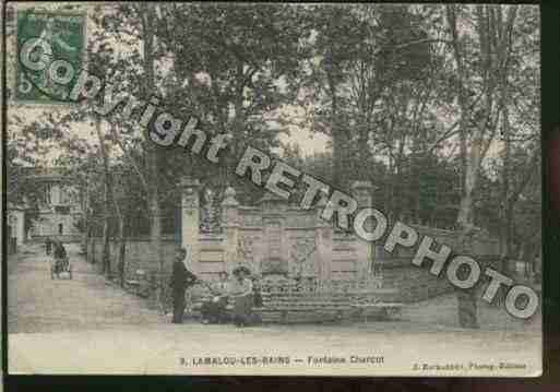 Ville de LAMALOULESBAINS Carte postale ancienne