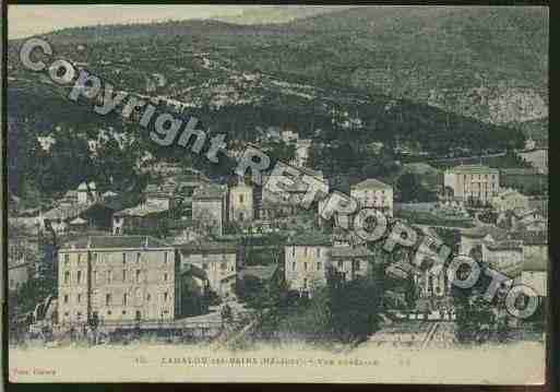 Ville de LAMALOULESBAINS Carte postale ancienne