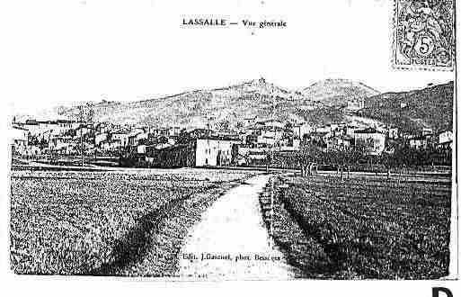 Ville de LASALLE Carte postale ancienne