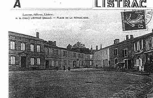 Ville de LISTRACMEDOC Carte postale ancienne