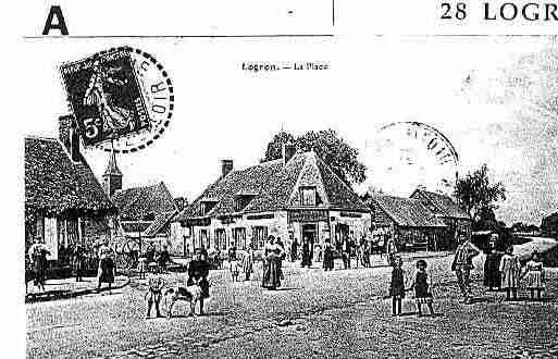 Ville de LOGRON Carte postale ancienne