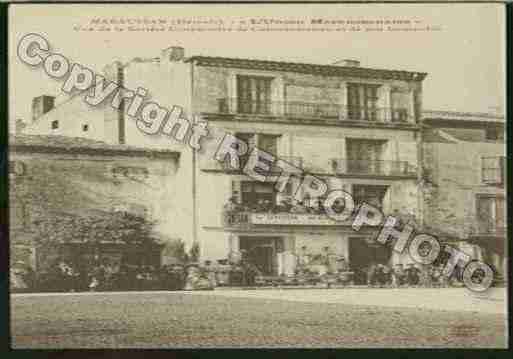 Ville de MARAUSSAN Carte postale ancienne