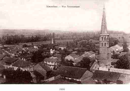 Ville de MARCIAC Carte postale ancienne