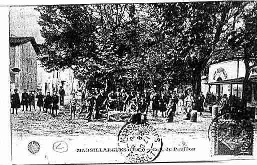 Ville de MARSILLARGUES Carte postale ancienne