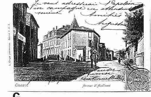 Ville de OLONZAC Carte postale ancienne