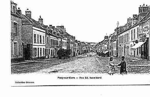 Ville de PACYSUREURE Carte postale ancienne