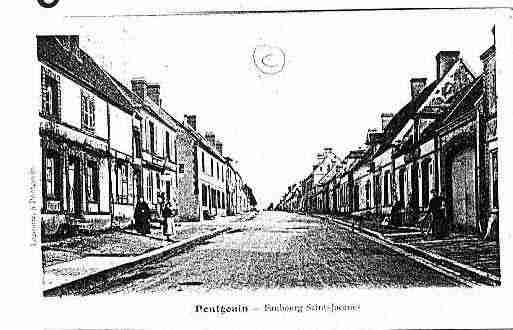 Ville de PONTGOUIN Carte postale ancienne