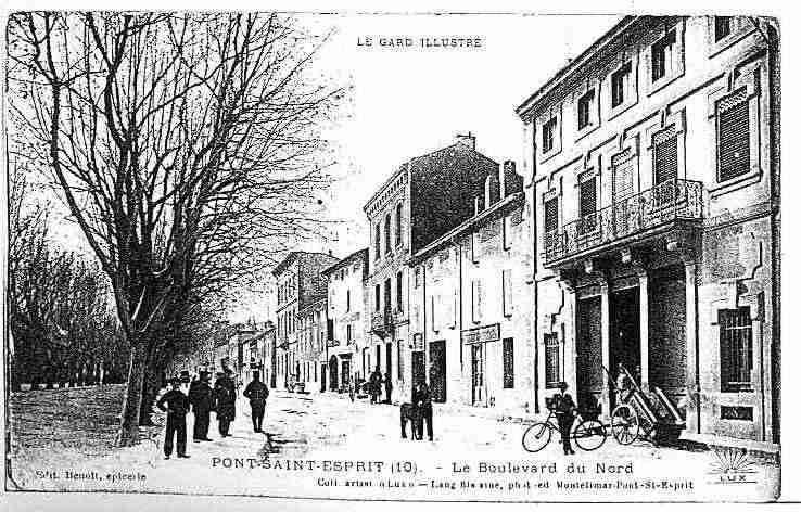 Ville de PONTSAINTESPRIT Carte postale ancienne