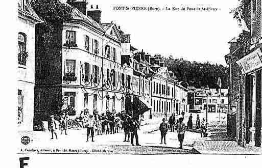 Ville de PONTSAINTPIERRE Carte postale ancienne