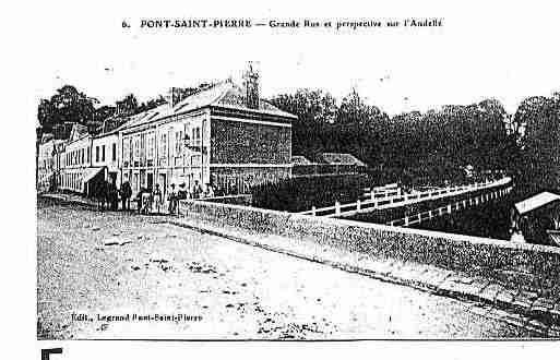 Ville de PONTSAINTPIERRE Carte postale ancienne