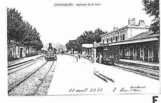 Ville de REMOULINS Carte postale ancienne