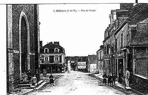 Ville de RETIERS Carte postale ancienne