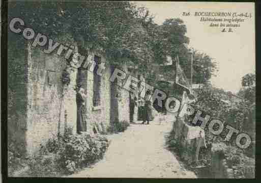 Ville de ROCHECORBON Carte postale ancienne