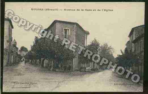 Ville de ROUJAN Carte postale ancienne