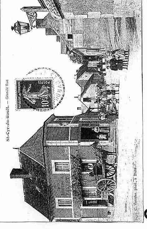 Ville de SAINTCYRDUGAULT Carte postale ancienne