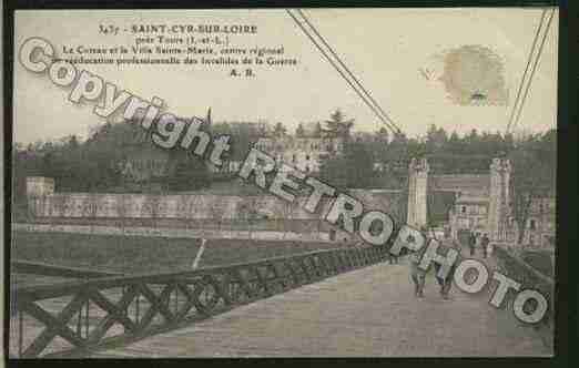 Ville de SAINTCYRSURLOIRE Carte postale ancienne