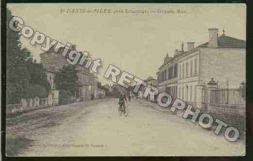 Ville de SAINTDENISDEPILE Carte postale ancienne