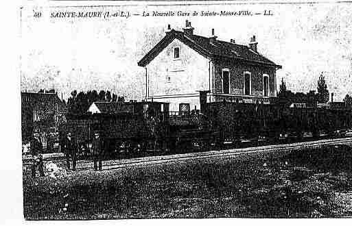 Ville de SAINTEMAUREDETOURAINE Carte postale ancienne