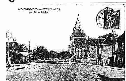 Ville de SAINTGEORGESSUREURE Carte postale ancienne