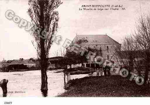 Ville de SAINTHIPPOLYTE Carte postale ancienne