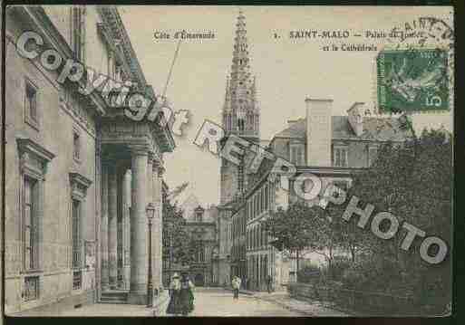 Ville de SAINTMALO Carte postale ancienne