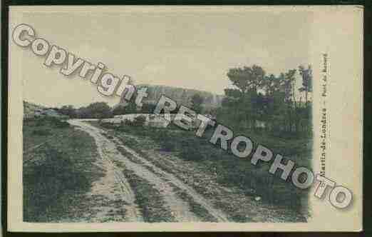 Ville de SAINTMARTINDELONDRES Carte postale ancienne