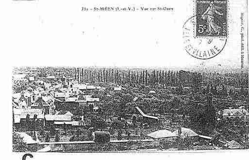 Ville de SAINTMEENLEGRAND Carte postale ancienne