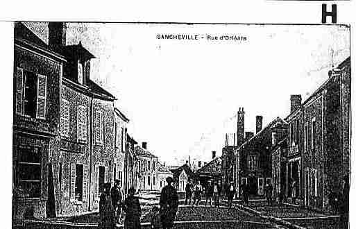 Ville de SANCHEVILLE Carte postale ancienne