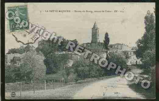 Ville de SAUVE(LA) Carte postale ancienne