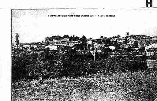 Ville de SAUVETERREDEGUYENNE Carte postale ancienne