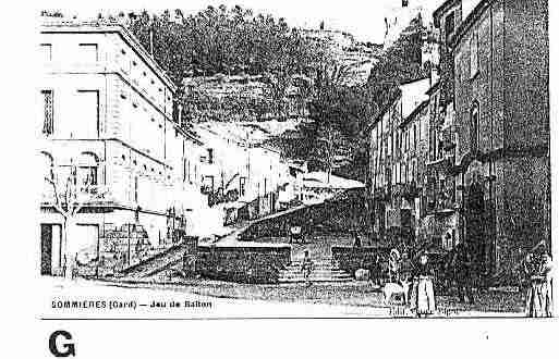 Ville de SOMMIERES Carte postale ancienne