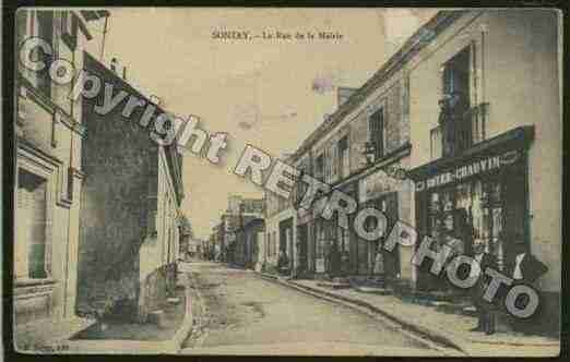 Ville de SONZAY Carte postale ancienne