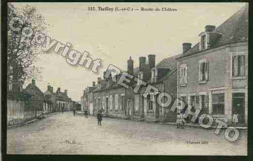 Ville de THEILLAY Carte postale ancienne