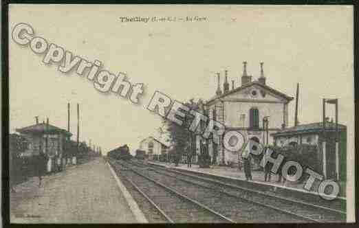 Ville de THEILLAY Carte postale ancienne