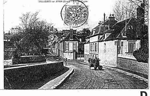 Ville de TILLIERESSURAVRE Carte postale ancienne