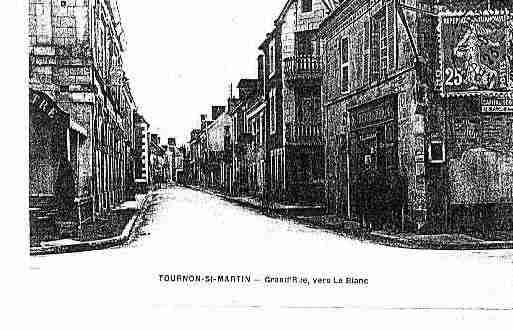 Ville de TOURNONSAINTMARTIN Carte postale ancienne