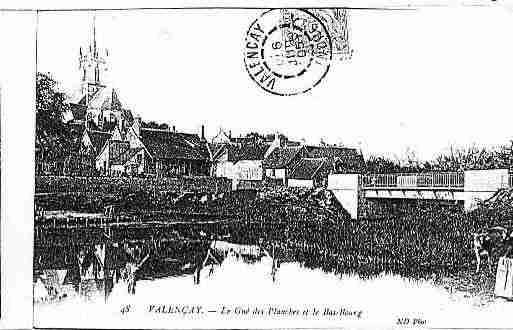 Ville de VALENCAY Carte postale ancienne