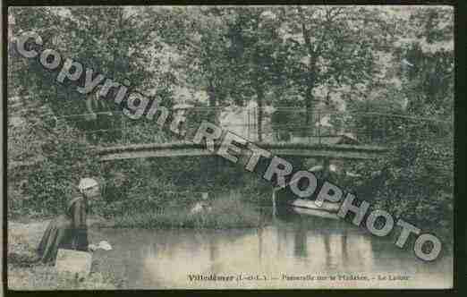 Ville de VILLEDOMER Carte postale ancienne