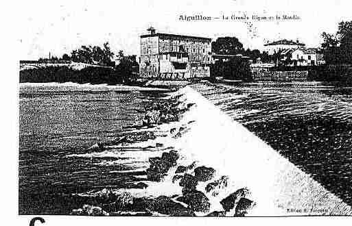 Ville de AIGUILLON Carte postale ancienne