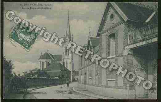 Ville de AUTRYLECHATEL Carte postale ancienne