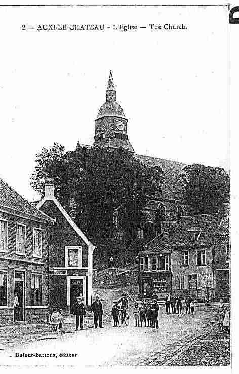 Ville de AUXILECHATEAU Carte postale ancienne