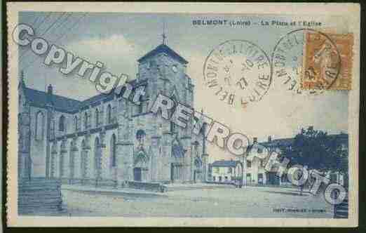 Ville de BELMONTDELALOIRE Carte postale ancienne