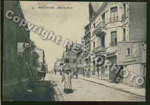 Ville de BERCK Carte postale ancienne