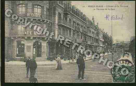 Ville de BERCK Carte postale ancienne