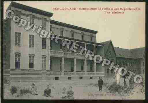 Ville de BERCK Carte postale ancienne