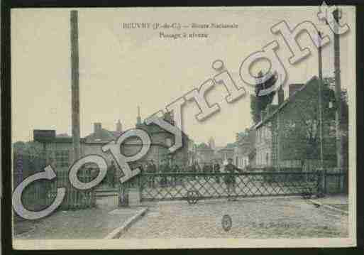 Ville de BEUVRY Carte postale ancienne