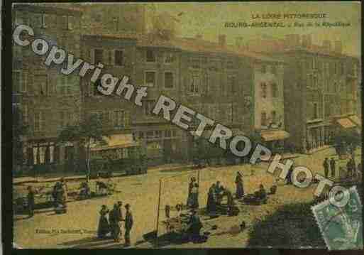 Ville de BOURGARGENTAL Carte postale ancienne